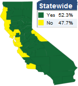 (img - CA Proposition 8 of 2008 results)
